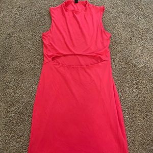 Neon Pink Bodycon Dress